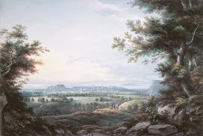 Edinburgh von Süden, 18. Jahrhundert von R. Short